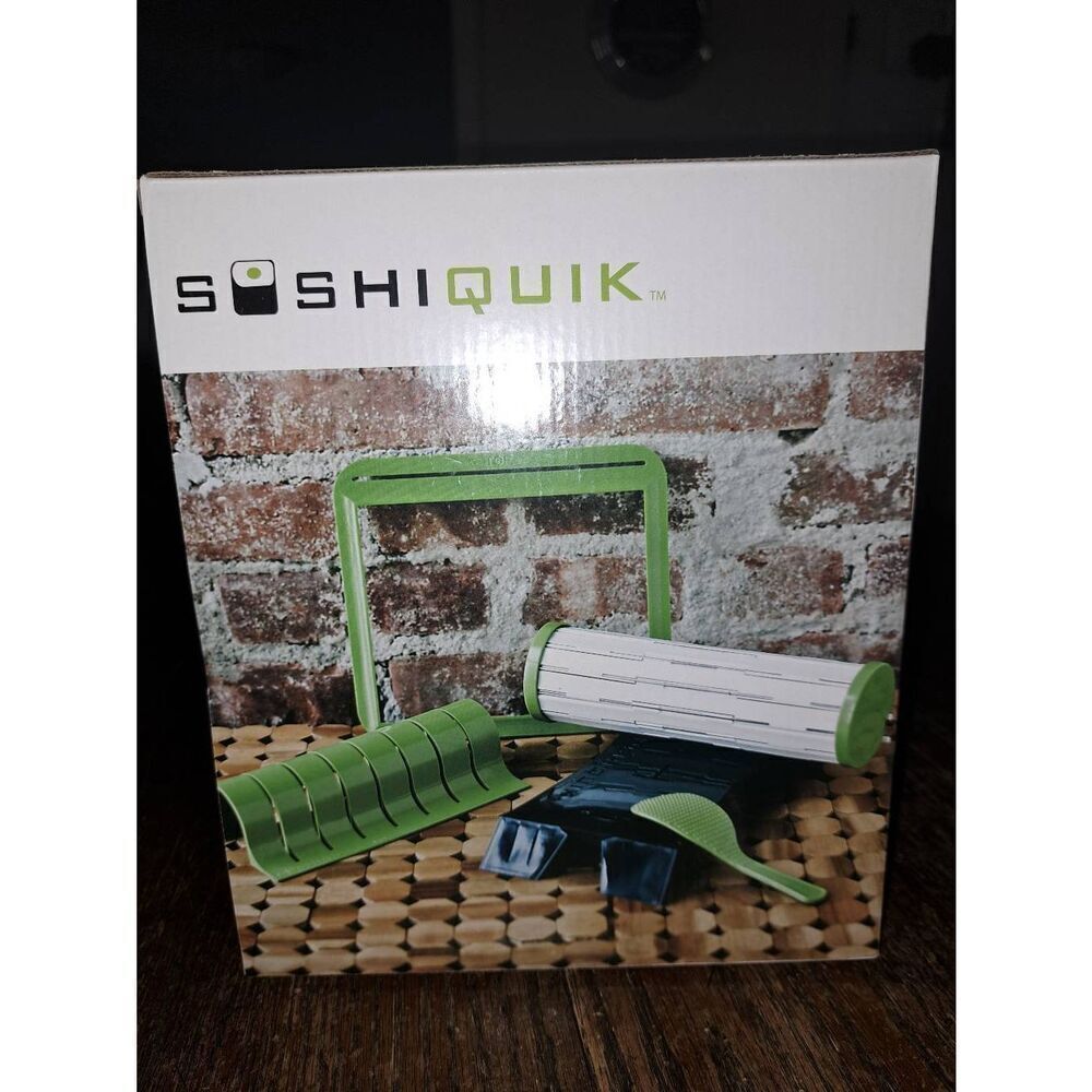 New Sushi Quik Sushi Marker Kitchen Accessory Green and White New in Box Gift
